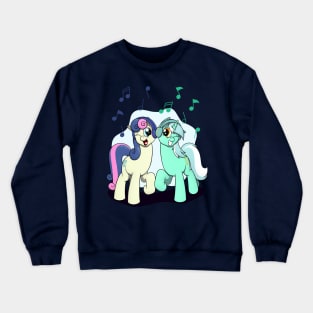 Lyra & Bon Bon with Headphones Crewneck Sweatshirt